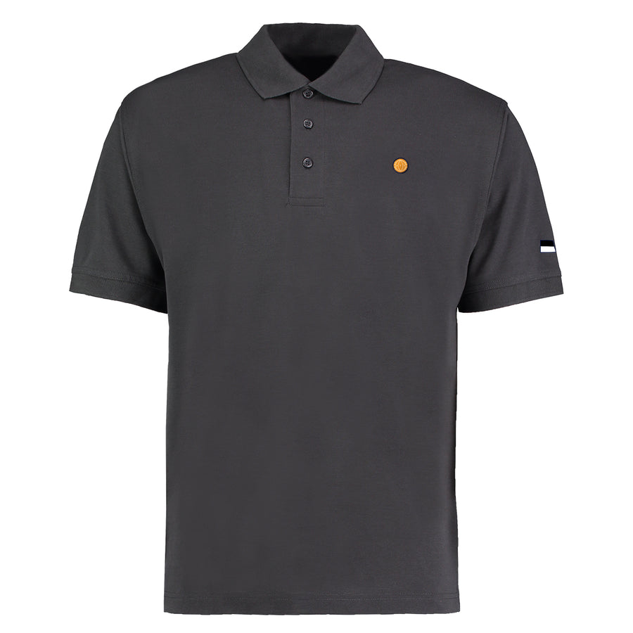 Outlet - Graphite 4XL FTT Polo - Black and White Sleeve