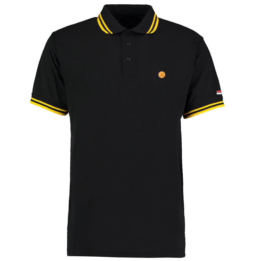 Black and Yellow Tipped FTT Polo - Red & White - From The Terraces